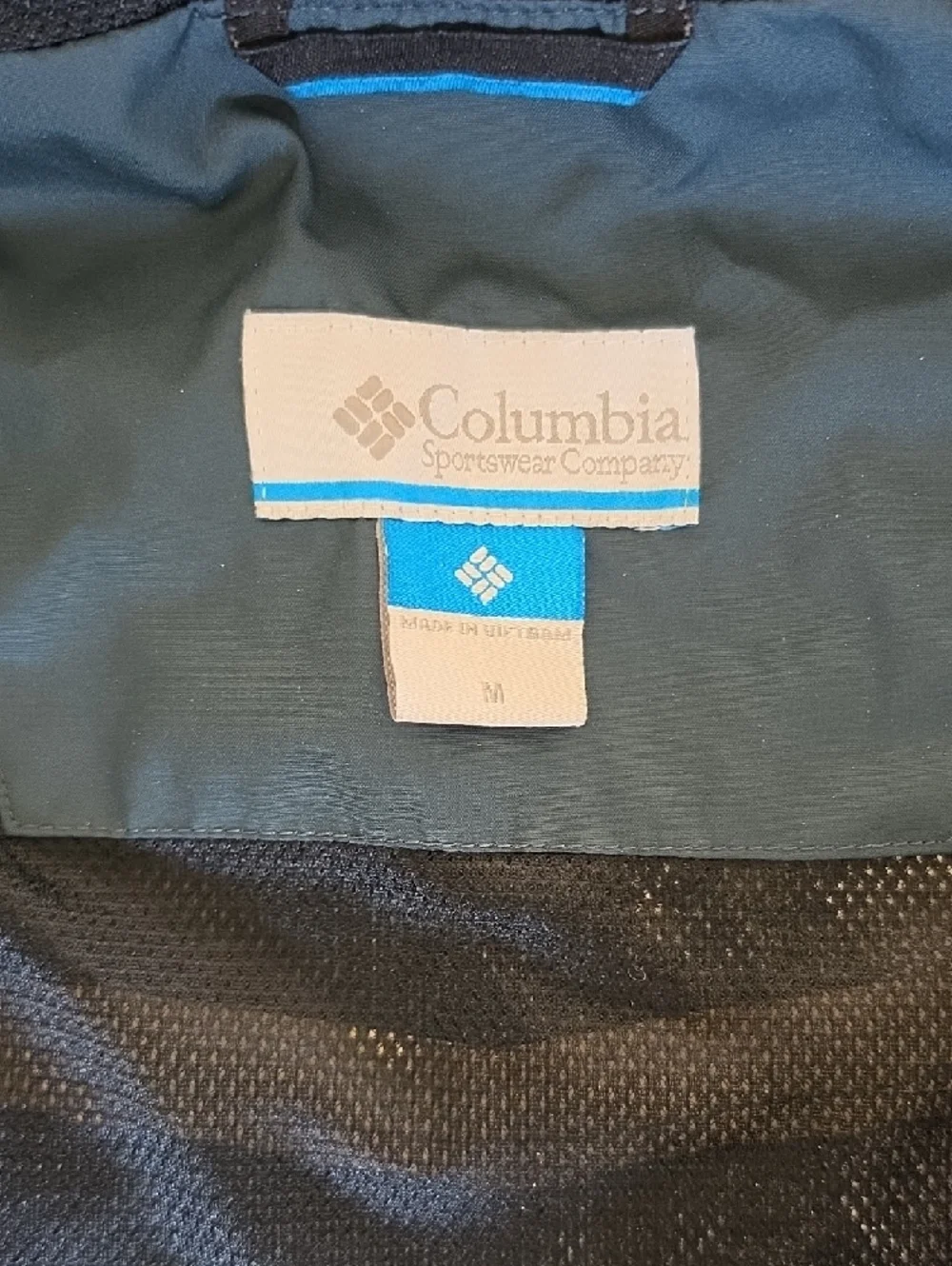 Columbia Women's Navy Hooded Jacket, Size Medium